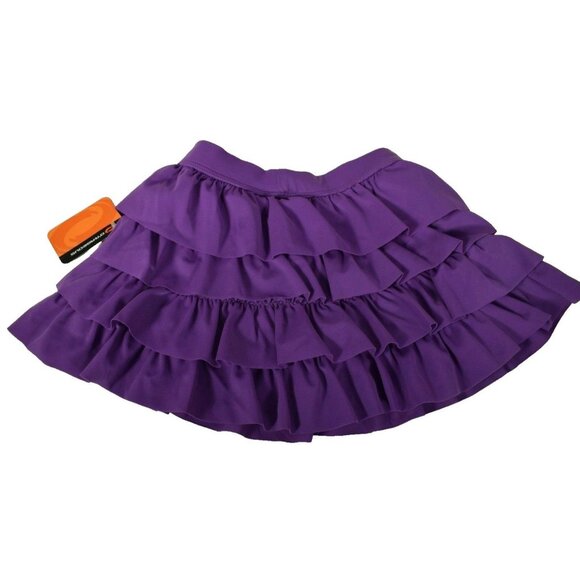 ORageous Girls XS Purple Ruffled Swim Skirt New with tags - Picture 2 of 3